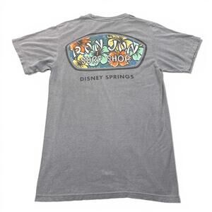 Ron Jon Surf Shop x Disney Springs T Shirt Adult Size Small Double Sided Surf